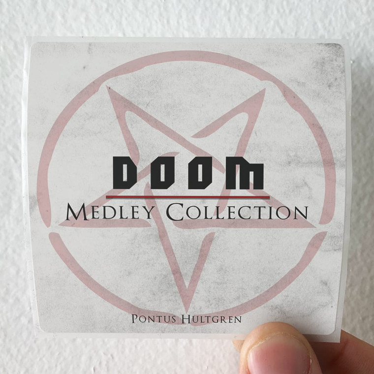 Pontus Hultgren Doom Medley Collection Album Cover Sticker