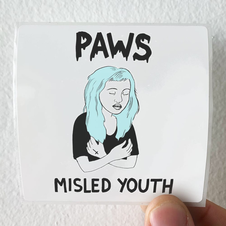 PAWS Misled Youth Ep Album Cover Sticker