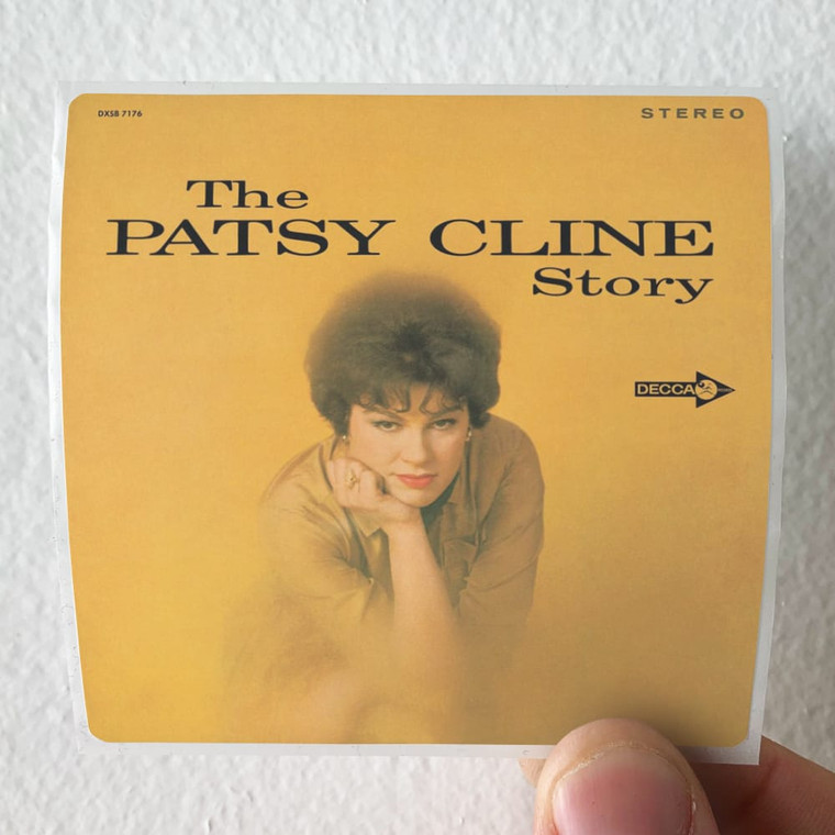 Patsy Cline The Patsy Cline Story Album Cover Sticker
