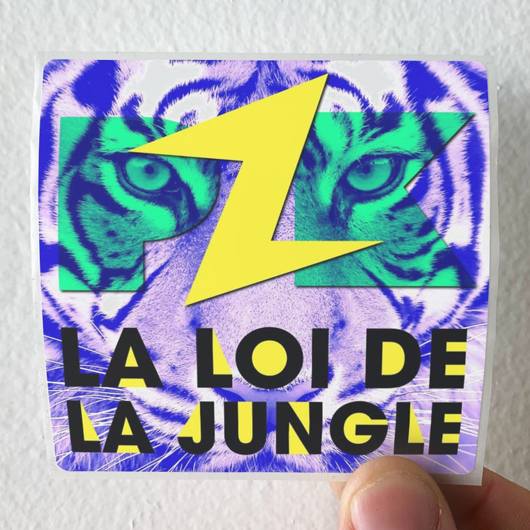 PZK La Loi De La Jungle Album Cover Sticker