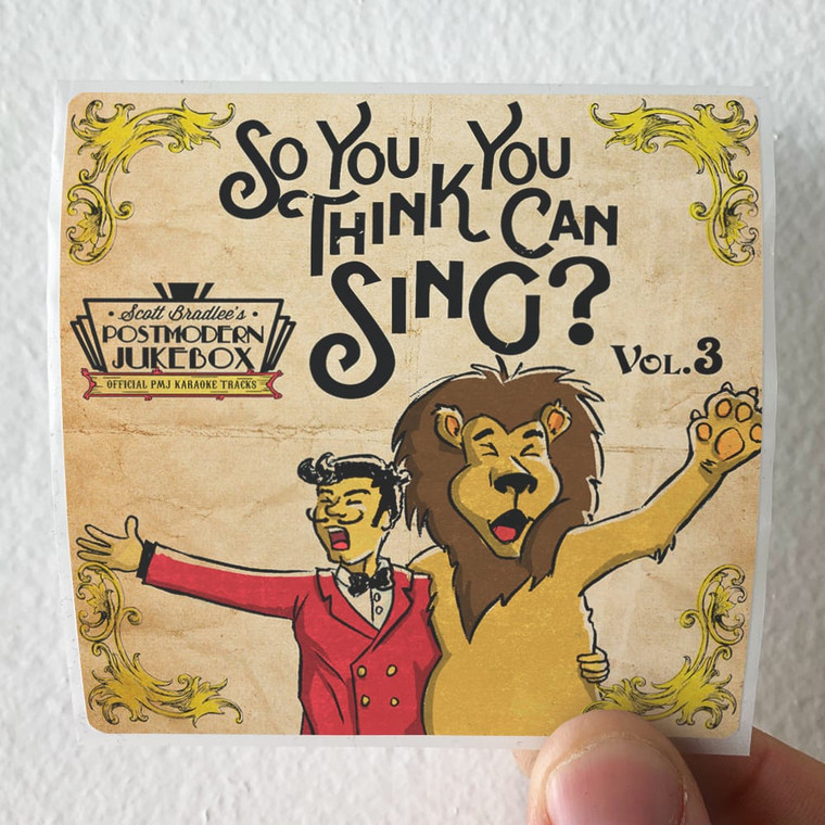 Postmodern Jukebox So You Think You Can Sing Vol 3 Album Cover Sticker