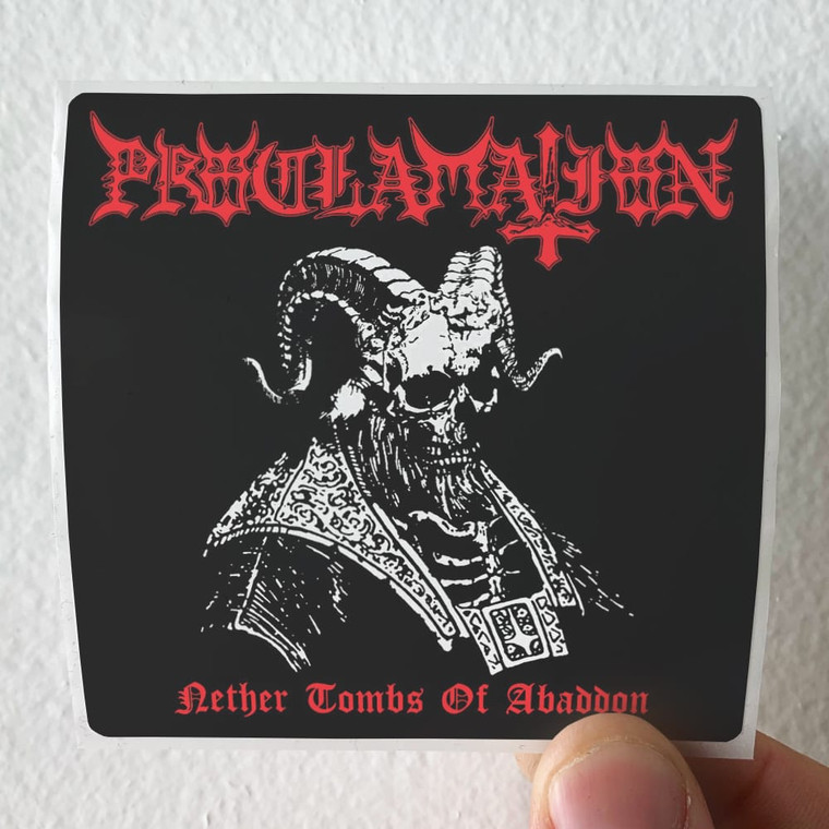 Proclamation Nether Tombs Of Abaddon 1 Album Cover Sticker