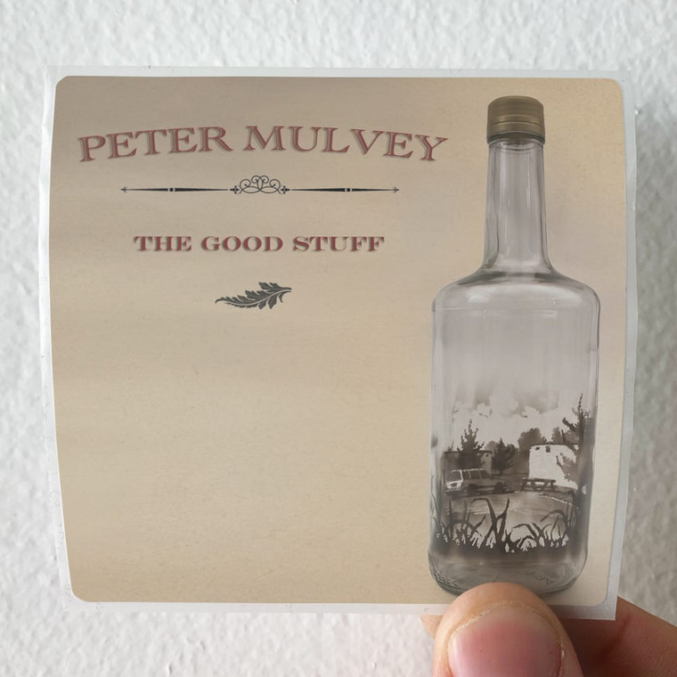 Peter Mulvey The Good Stuff Album Cover Sticker Peter Mulvey The Good Stuff Album Cover Sticker