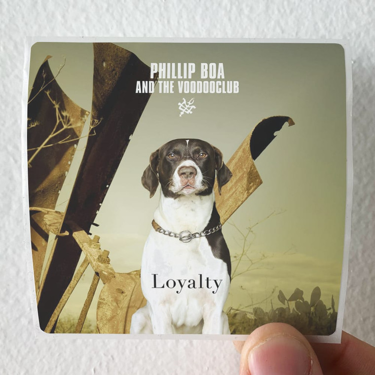 Phillip Boa and The Voodooclub Loyalty Album Cover Sticker