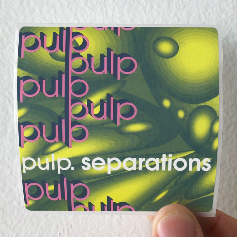 Pulp Separations Album Cover Sticker