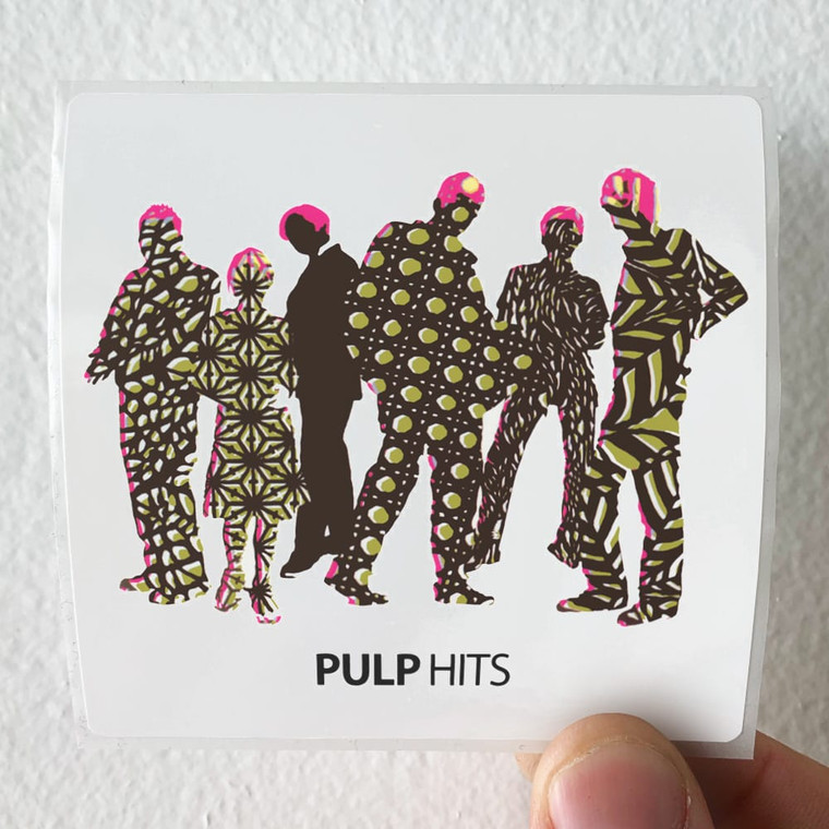 Pulp Hits Album Cover Sticker