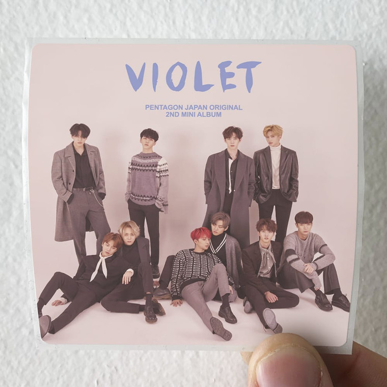 PENTAGON Violet Album Cover Sticker