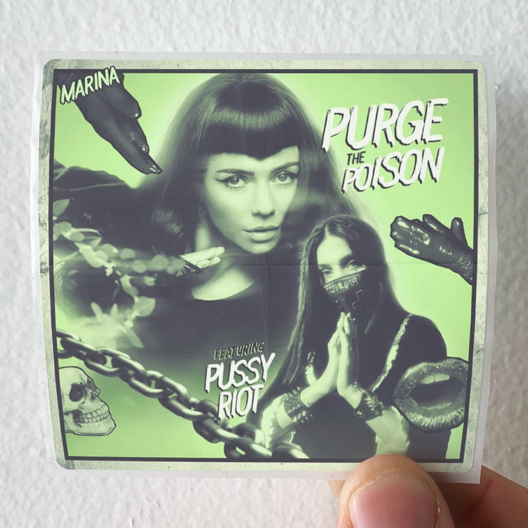 Pussy Riot Purge The Poison Album Cover Sticker