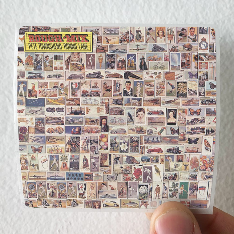 Pete Townshend Rough Mix Album Cover Sticker