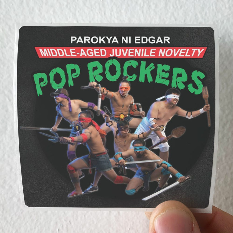 Parokya ni Edgar Middle Aged Juvenile Novelty Pop Rockers Album Cover Sticker