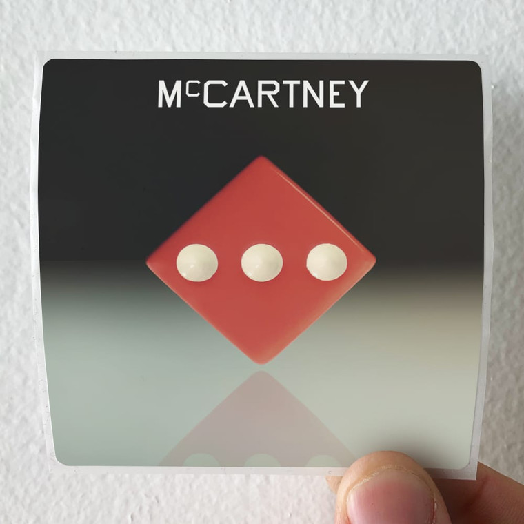 Paul McCartney Mccartney Iii 3 Album Cover Sticker