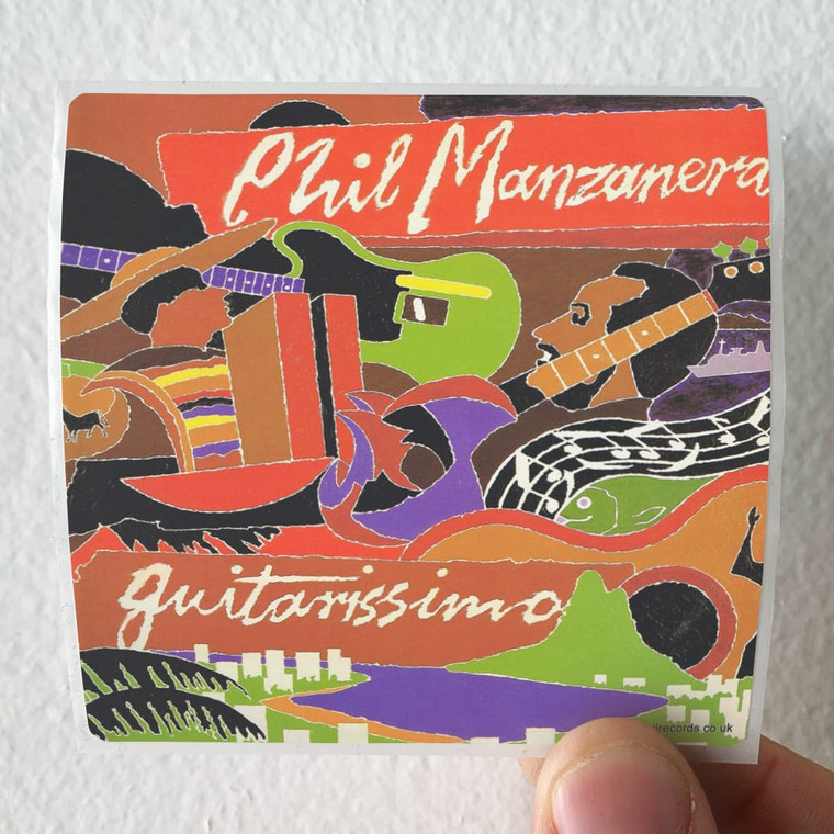 Phil Manzanera Guitarissimo Album Cover Sticker