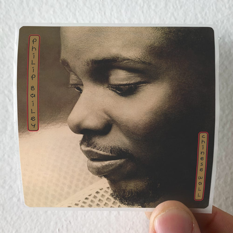 Philip Bailey Chinese Wall Album Cover Sticker