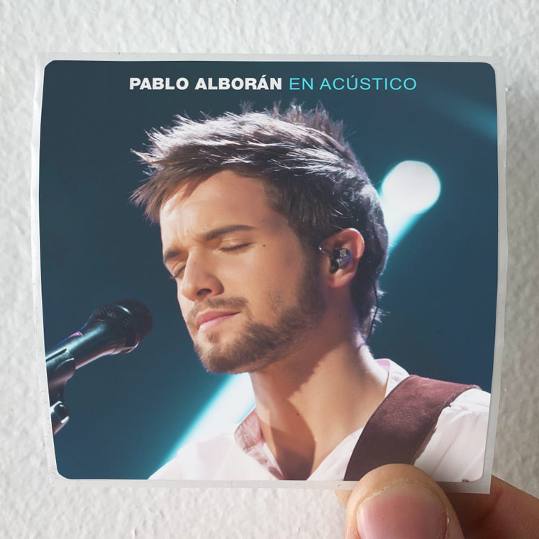 Pablo Alboran Pablo Alborn En Acstico Album Cover Sticker
