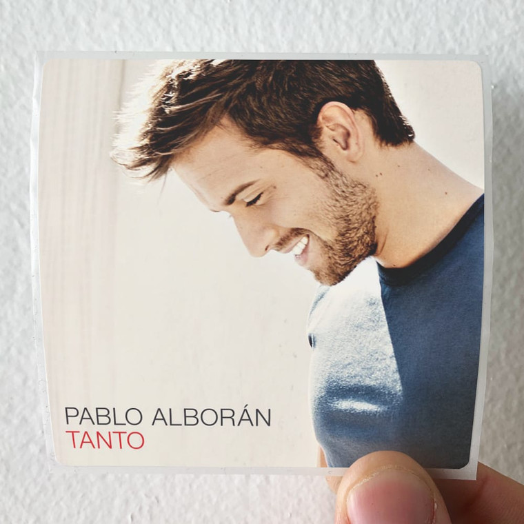 Pablo Alboran Tanto Album Cover Sticker