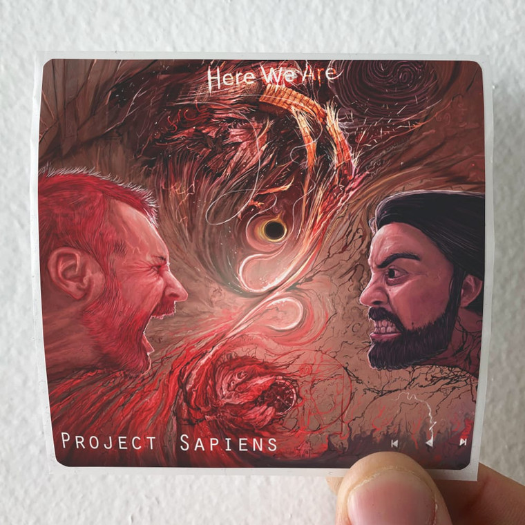 Project Sapiens Here We Are Album Cover Sticker