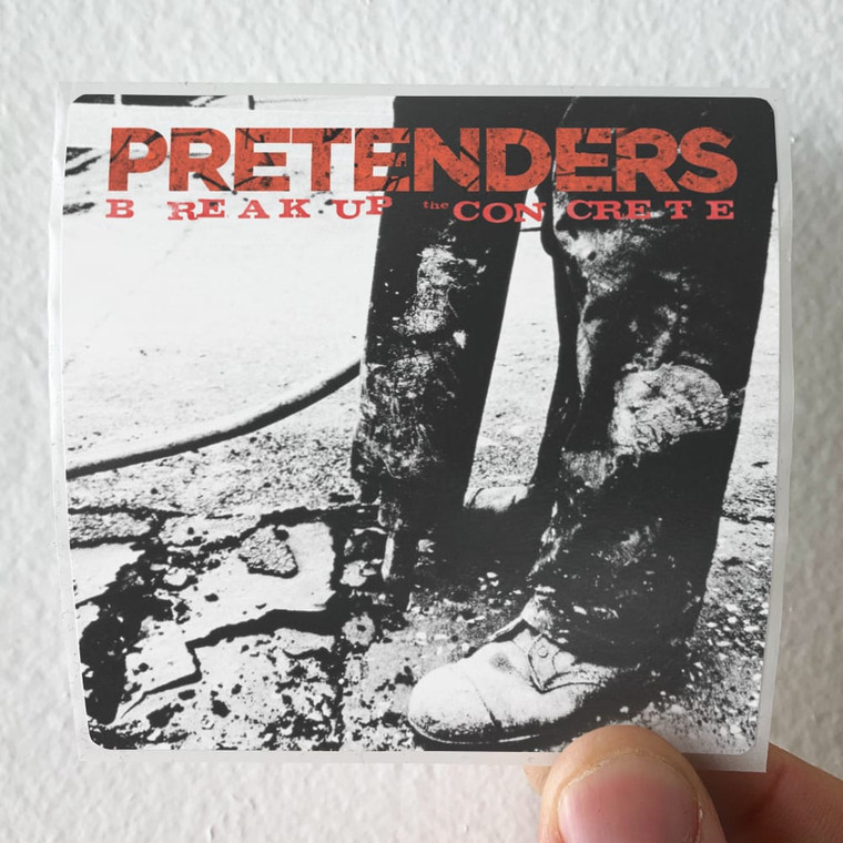 Pretenders Break Up The Concrete Album Cover Sticker Pretenders Break Up The Concrete Album Cover Sticker