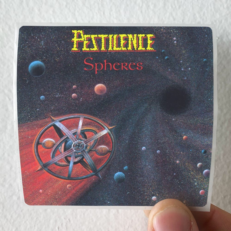 Pestilence Spheres Album Cover Sticker