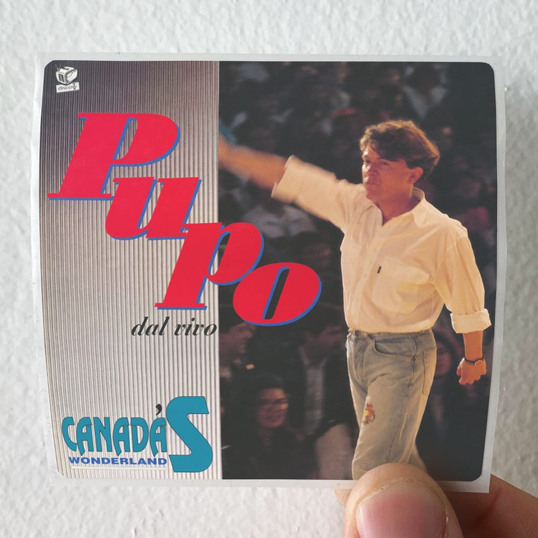 Pupo Canadas Wonderland Album Cover Sticker