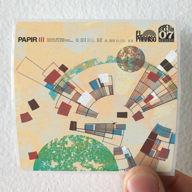Papir Papir Iii Album Cover Sticker