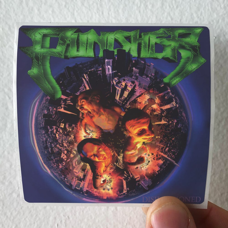 Punisher Disillusioned Album Cover Sticker