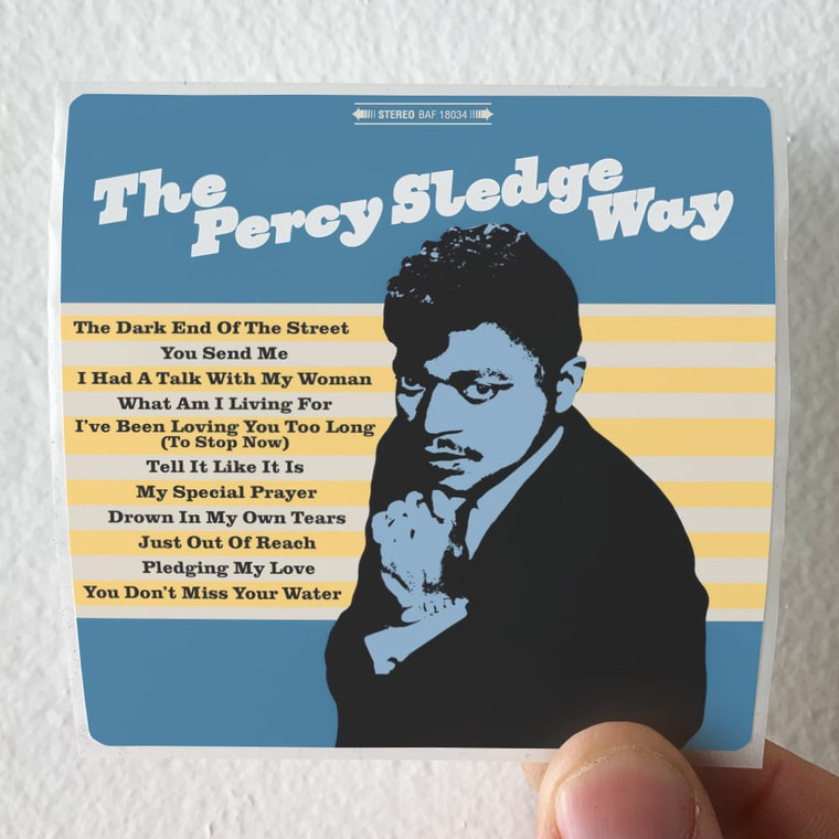 Percy Sledge The Percy Sledge Way Album Cover Sticker