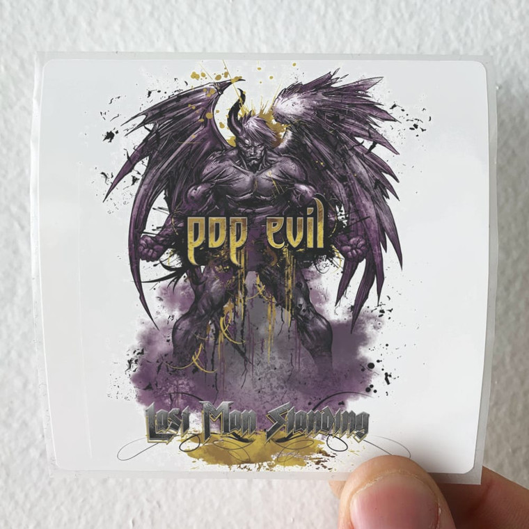 Pop Evil Last Man Standing Album Cover Sticker
