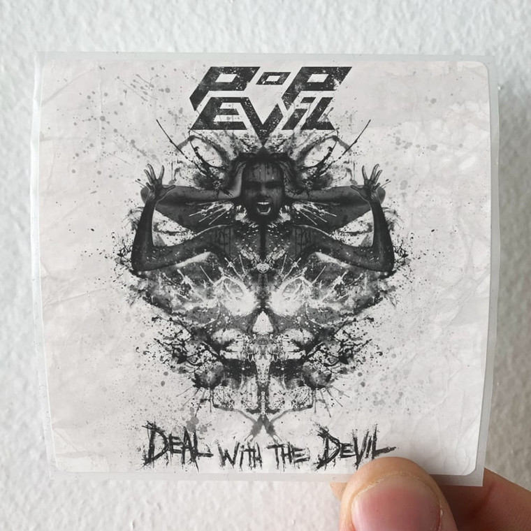 Pop Evil Deal With The Devil Album Cover Sticker