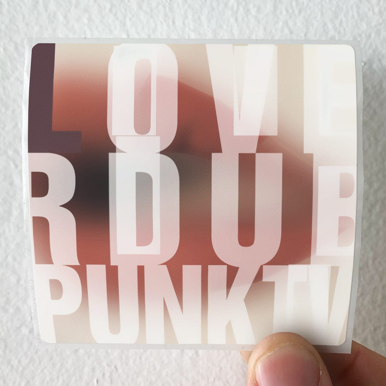 Punk TV Loverdub Album Cover Sticker