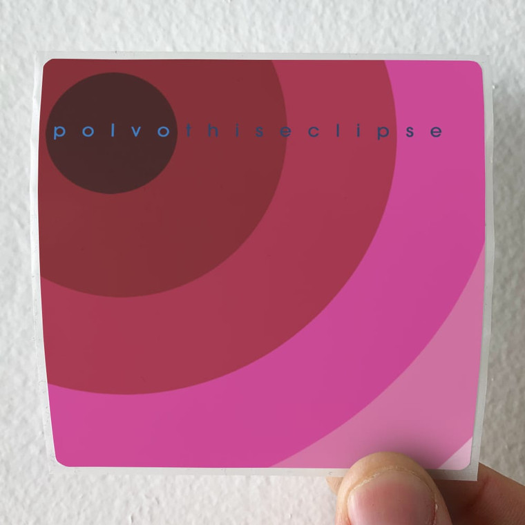 Polvo This Eclipse Album Cover Sticker