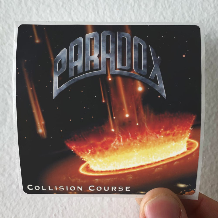 Paradox Collision Course Album Cover Sticker