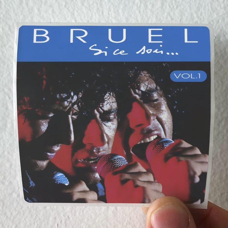 Patrick Bruel Si Ce Soir Album Cover Sticker