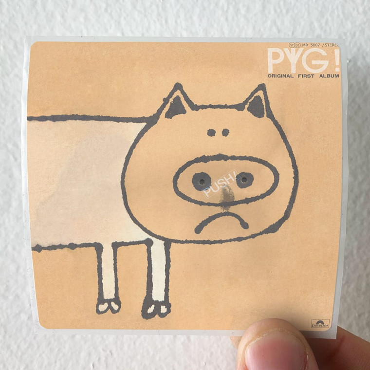 PYG Pyg Original First Album Album Cover Sticker