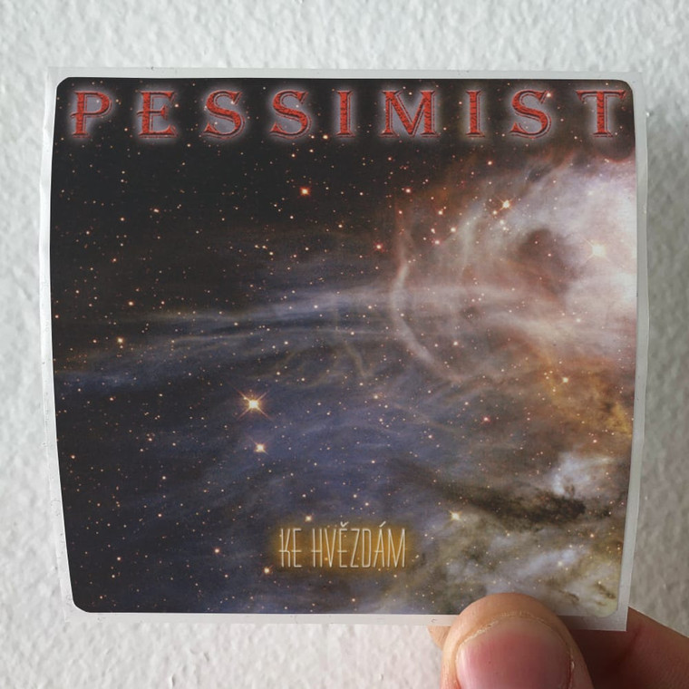 Pessimist Ke Hvzdm Album Cover Sticker