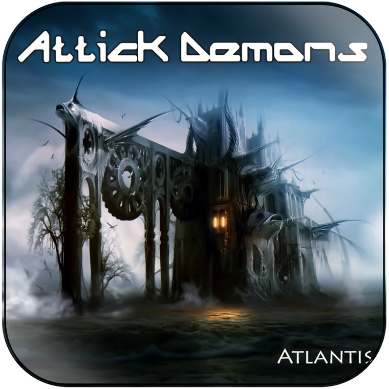 Attick Demons Atlantis Album Cover Sticker Album Cover Sticker