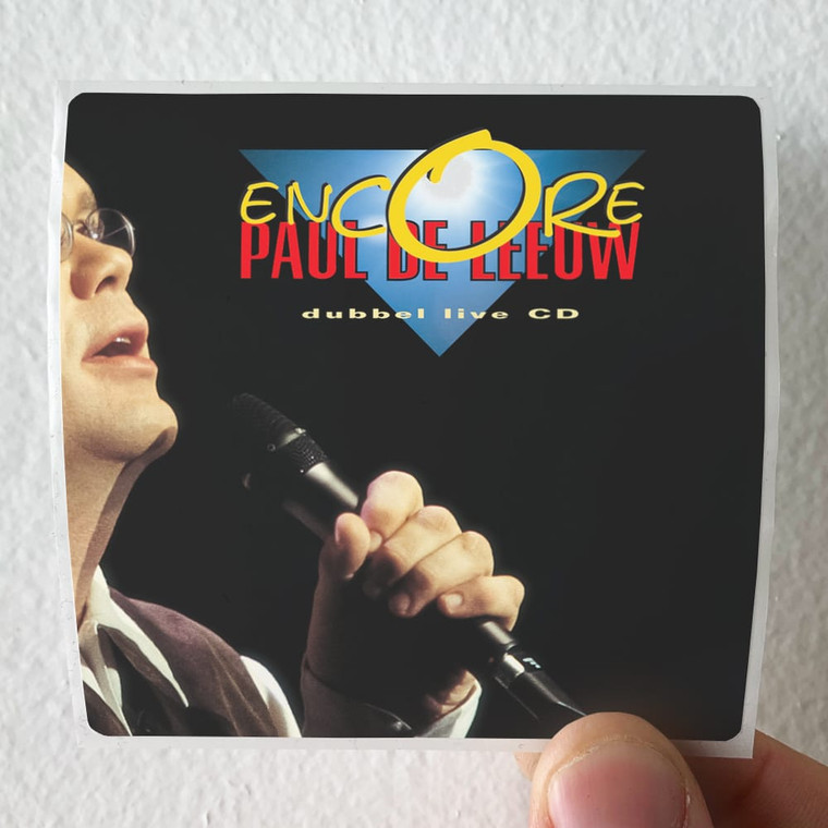 Paul de Leeuw Encore Album Cover Sticker