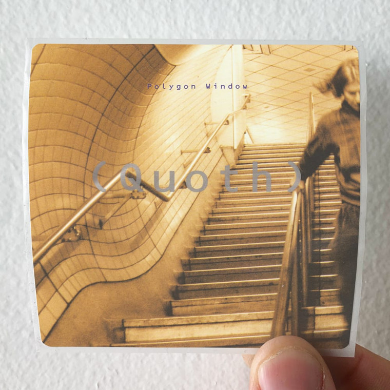 Polygon Window Quoth Album Cover Sticker