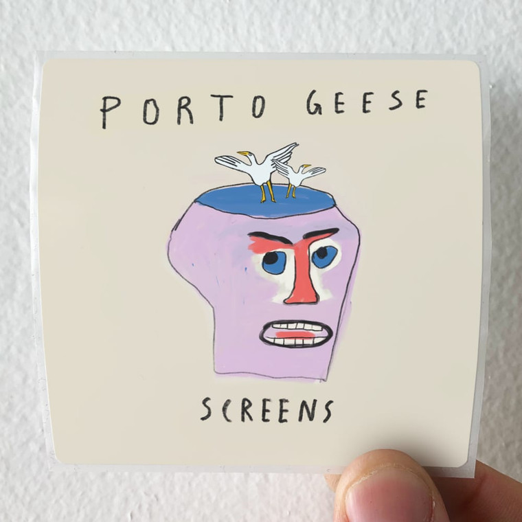 Porto Geese Screens Album Cover Sticker