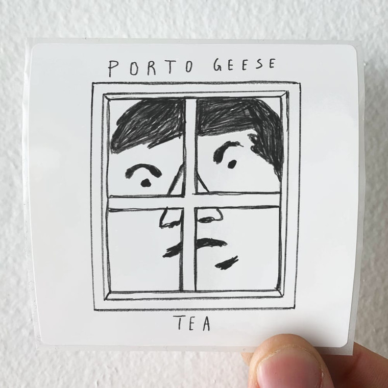 Porto Geese Tea Album Cover Sticker