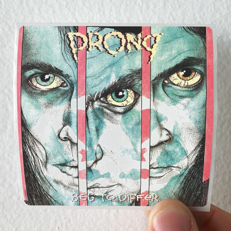 Prong Beg To Differ Album Cover Sticker