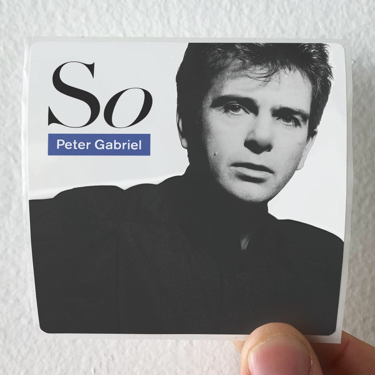 Peter Gabriel So 2 Album Cover Sticker