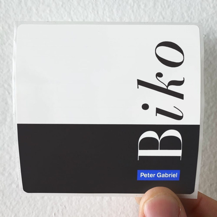 Peter Gabriel Biko Album Cover Sticker