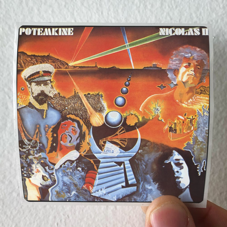 Potemkine Nicolas Ii Album Cover Sticker