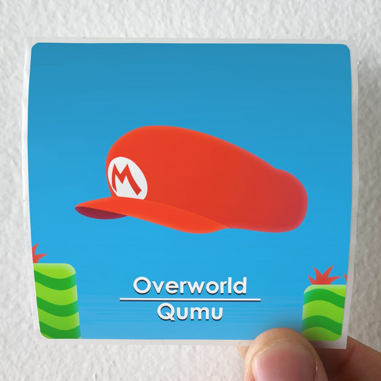 Qumu Overworld From Super Mario Bros 2 Album Cover Sticker