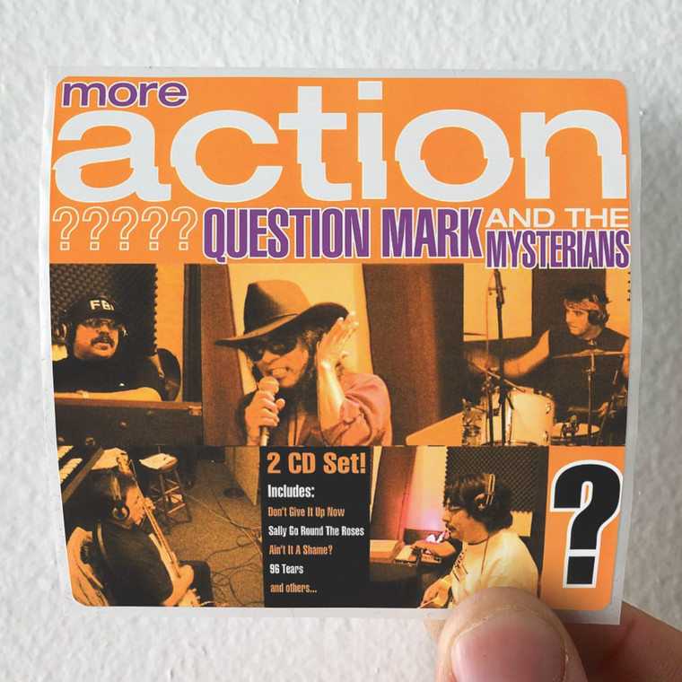 Question Mark and the Mysterians More Action Album Cover Sticker