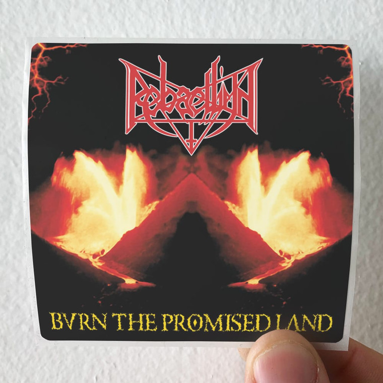 Rebaelliun Burn The Promised Land Album Cover Sticker
