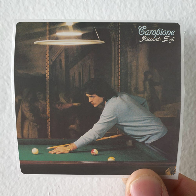 Riccardo Fogli Campione Album Cover Sticker