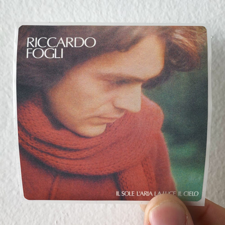 Riccardo Fogli Il Sole Laria La Luce Il Cielo Album Cover Sticker