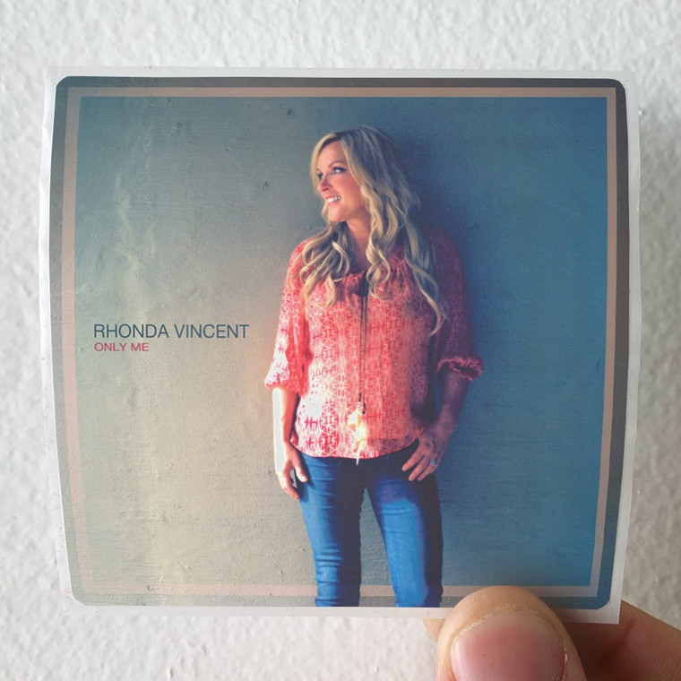 Rhonda Vincent Only Me Album Cover Sticker