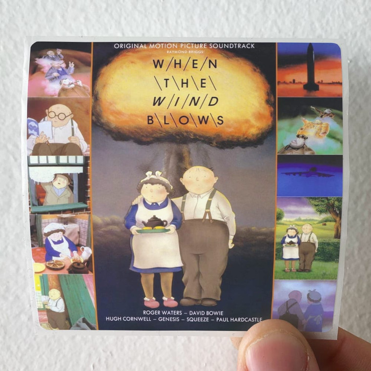 Roger Waters When The Wind Blows Original Motion Picture Soundtrack Album Cover Sticker